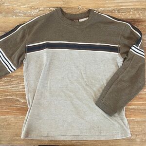 Women’s Brown and Cream Sweater